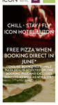 Mobile Screenshot of iconhotelluton.com